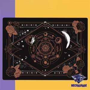 Dụng cụ thủ công bảng lót cắt kỹ thuật tự liền Cutting Mat khổ A4 Đen Hoa Văn chất liệu nhựa dẻo