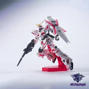 Mô Hình Lắp Ráp HG UC 1/144 Unicorn Gundam Destroy Mode Red - Daban Fighter 100 - Robot Gundam vũ trụ Universal Century (UC)