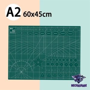 Dụng cụ thủ công bảng lót cắt kỹ thuật tự liền Cutting Mat khổ A2 Xanh Lá Đậm chất liệu nhựa dẻo