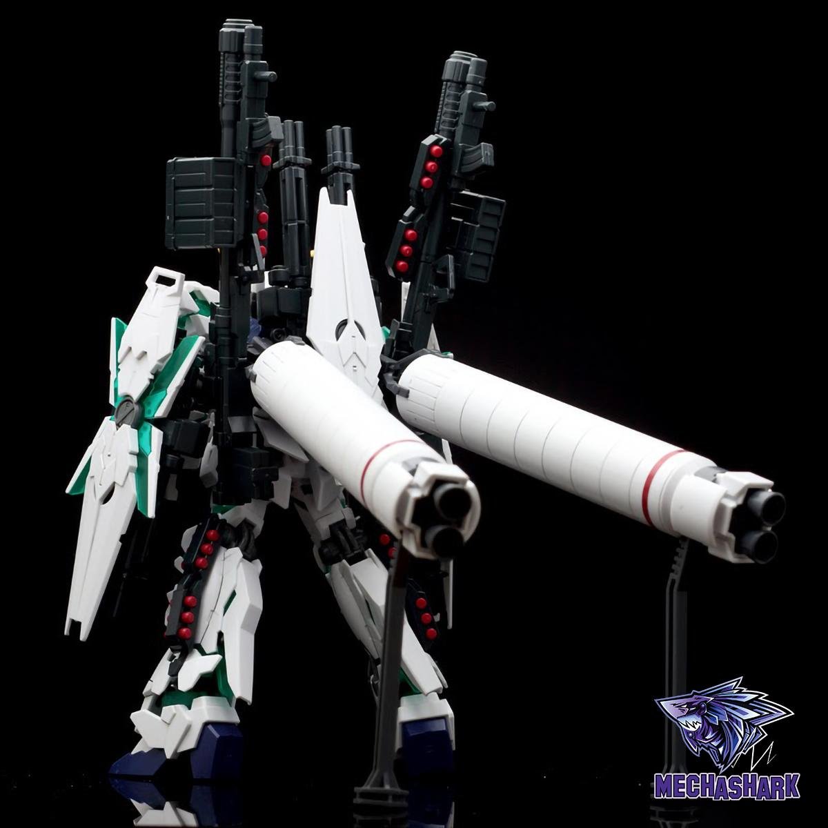 Mô Hình Lắp Ráp HGUC 1/144 Full Armor Unicorn Gundam Destroy Mode Green Frame - Daban 178 Fighter - Robot vũ trụ Universal Century (UC) - Ảnh 4