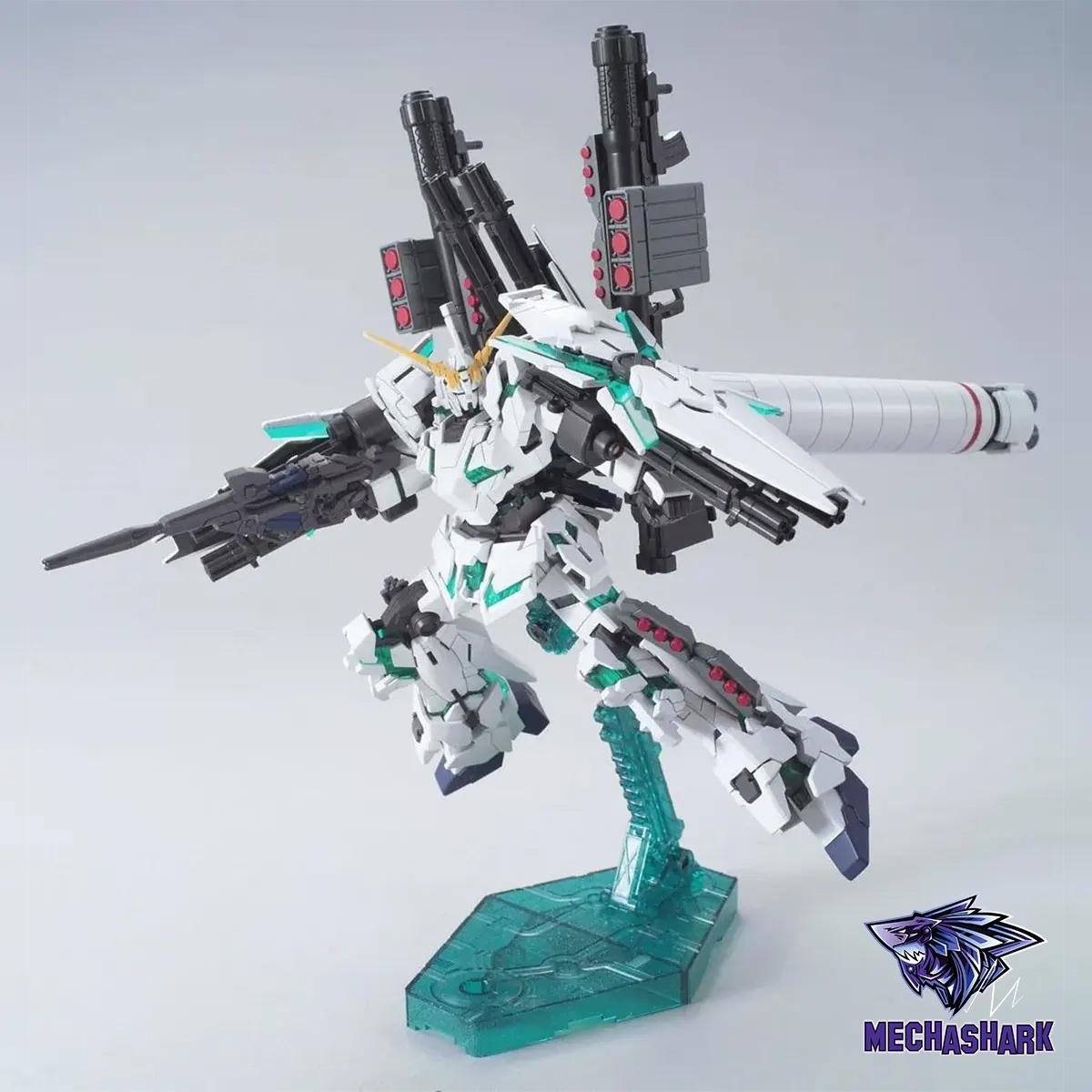 Mô Hình Lắp Ráp HGUC 1/144 Full Armor Unicorn Gundam Destroy Mode Green Frame - Daban 178 Fighter - Robot vũ trụ Universal Century (UC)