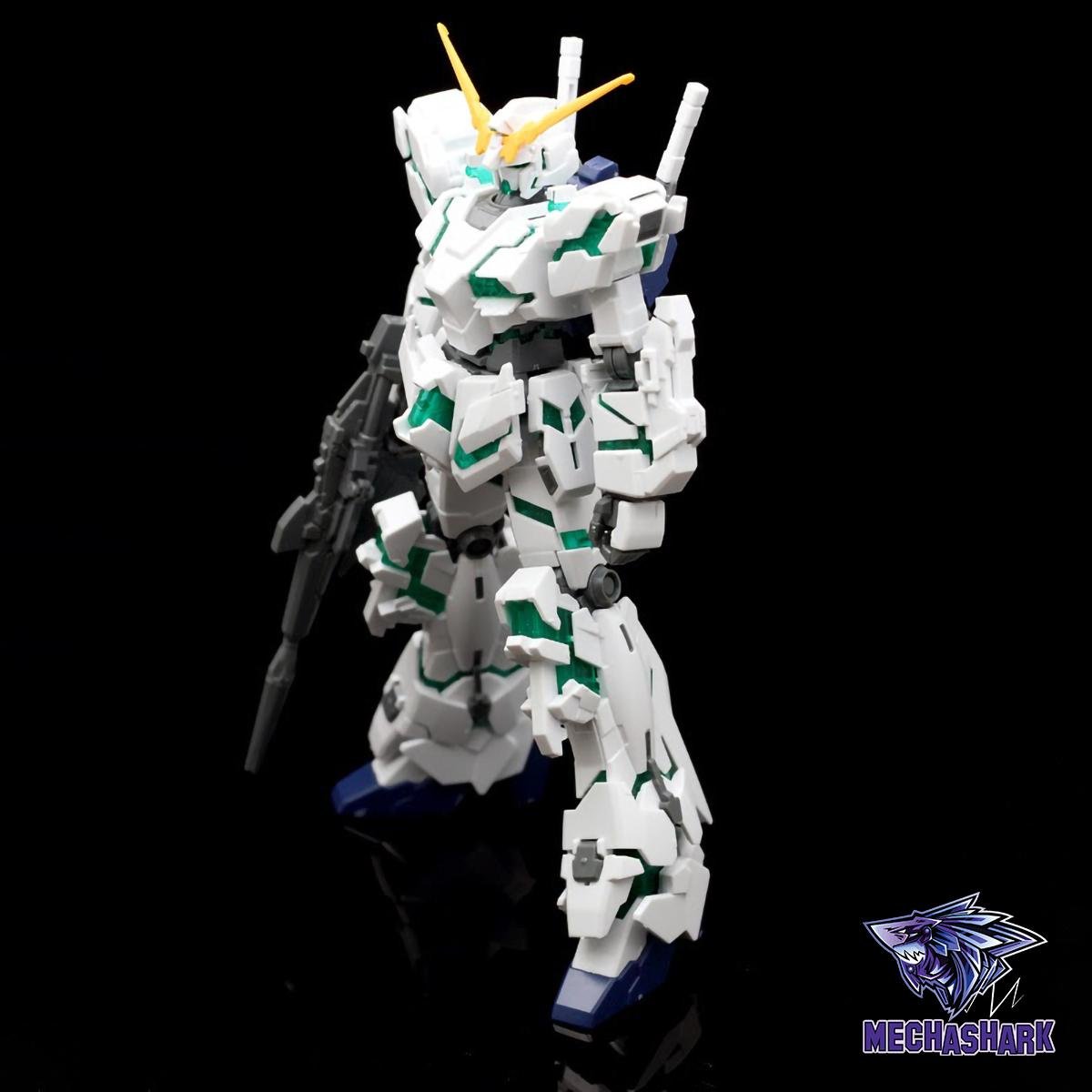 Mô Hình Lắp Ráp HGUC 1/144 Full Armor Unicorn Gundam Destroy Mode Green Frame - Daban 178 Fighter - Robot vũ trụ Universal Century (UC) - Ảnh 5
