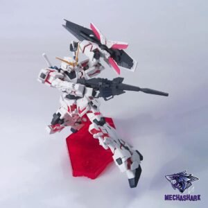 Mô Hình Lắp Ráp HG UC 1/144 Unicorn Gundam Destroy Mode White Frame - Xindong Fighter - Robot Gundam vũ trụ Universal Century (UC)