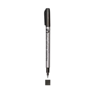 Bút lông đầu cọ màu nhũ ánh kim Metallic Brush Pen - BLACK