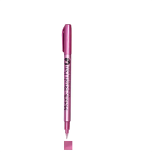 Bút lông đầu cọ màu nhũ ánh kim Metallic Brush Pen - PURPLE PINK